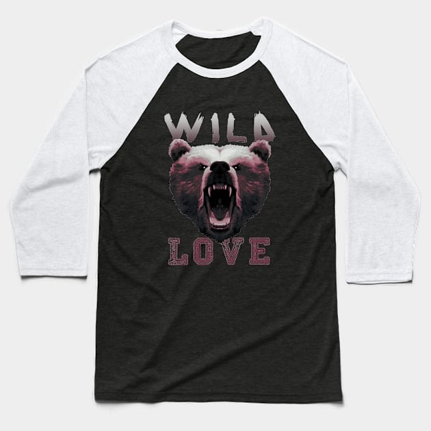 wild love Baseball T-Shirt by hayr pictures